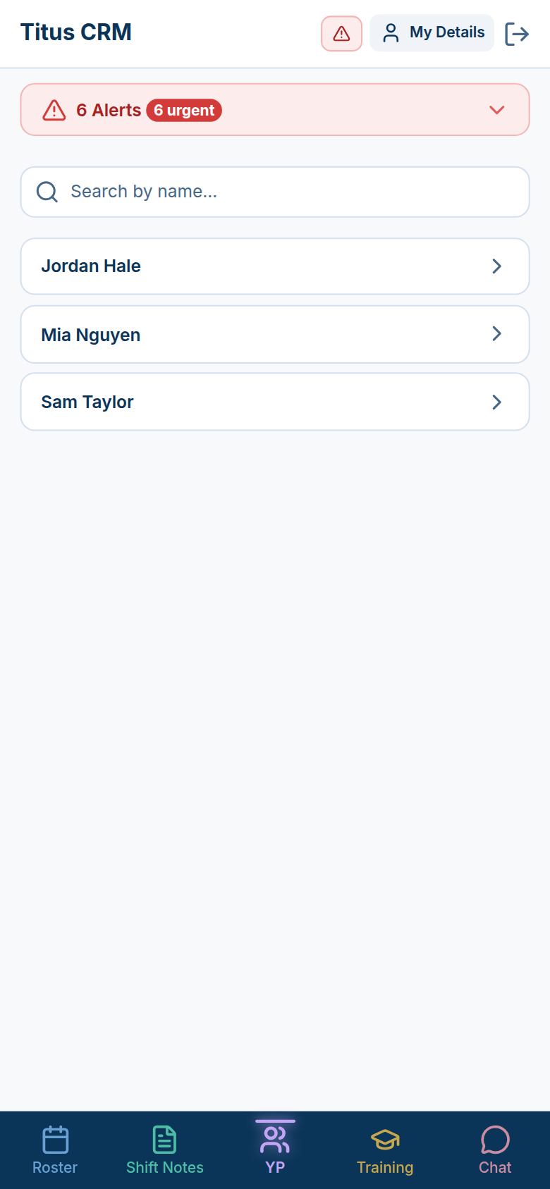 YP tab listing Jordan Hale, Mia Nguyen and Sam Taylor
